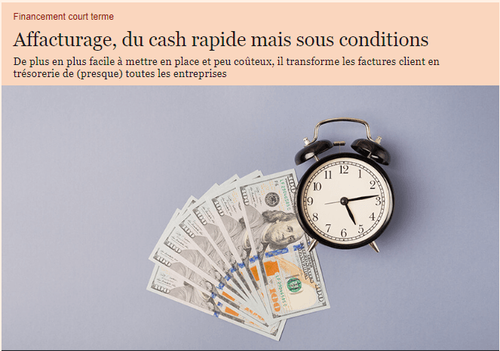 Affacturage, du cash rapide mais sous conditions