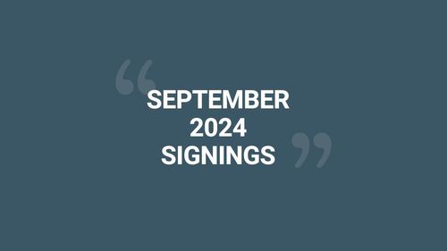 New signings of Fibus in September 2024