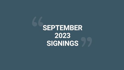 New signings of Fibus in September 2023