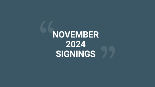 New signings of Fibus in November 2024